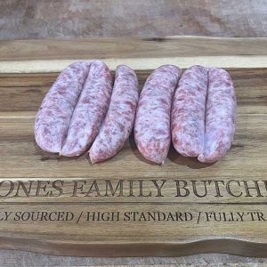 Hog roast sausages, packs of 6