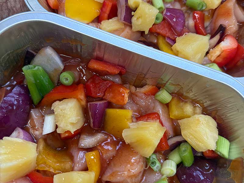 Sweet and Sour Chicken Traybake